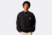 Sudadera Carhartt WIP Detroit Sweatshirt Black Stone Washed para hombre